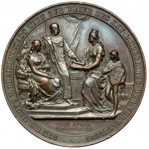 Österreich, Franz Joseph I., Medaille 1874