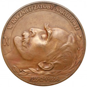 Józef-Piłsudski-Medaille, Todestag 1936.
