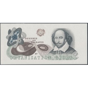 GIORI - staloryt banknotu testowego W. Shakespeare + artykuł
