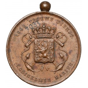 Netherlands, Wilhelm I (1815-1840), Medaile Voor Trouwe Dienst / Koninklijke Marine