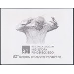 PWPW 80th anniversary of Krzysztof Penderecki's birth - with issue folder