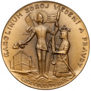 Tschechoslowakei, Medaille, Staroslavná Universita Karlova založená roku 1348