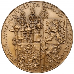 Czechoslovakia, Medal, Staroslavná Universita Karlova založená roku 1348