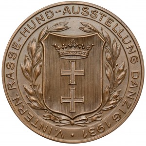 Gdańsk, Medal V Międzynarodowej Wystawy Psów Rasowych, 1931