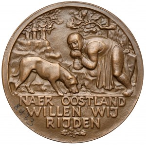 V. Intern. Rasse-Hund-Ausstellung Danzig 1931 / Naer Oostland Willen Wij Rijden