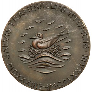 Niderlandy, Medal 1933 Medal - 400-rocznica urodzin Wilhelma Orańskiego