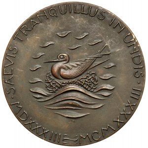 Die Niederlande, 1933 Medaille - 400. Jahrestag der Geburt von Wilhelm von Oranien