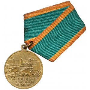 UdSSR, Medaille Für die Erschließung von Neuland.