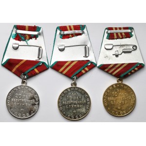 USSR, set of 3 medals