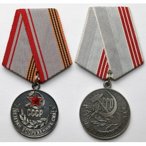 UdSSR, Satz von 2 Medaillen