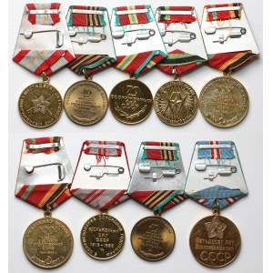 ZSRR, zestaw 9 medali