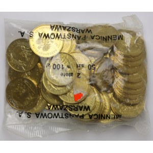 Mint bag 2 gold 2001 Wieliczka