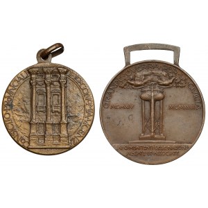 Italy, set of 2 medals