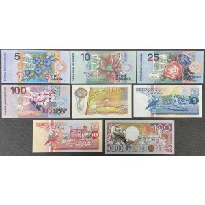 Surinam, zestaw banknotów MX (8szt)
