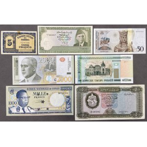 Zestaw banknotów MIX ŚWIAT (7szt)