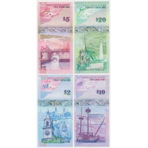 Bermudy, 2 - 20 Dollars 2009 (4szt)