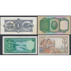 Europe, banknotes lot (4pcs)