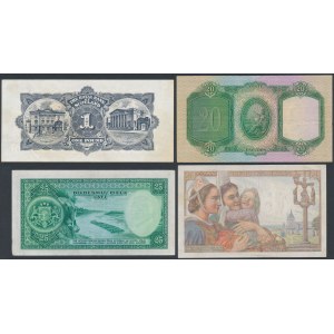 Europa, zestaw banknotów MIX (4szt)