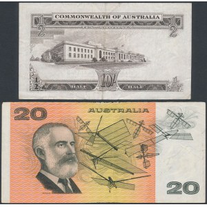 Australia, 10 Shillings & 20 Dollars (2pcs)