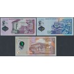 Mauritius, 25, 50 & 500 Rupees 2013 - polymers (3pcs)