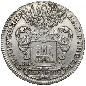 Hamburg, 32 shillings 1755 IHL