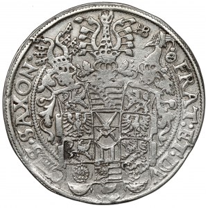 Sachsen, Christian II, Johann Georg und August, Taler 1597 HB, Dresden