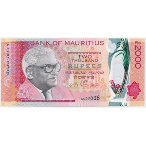 Mauritius, 2.000 Rupees 2018 - polimer