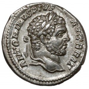 Karakalla (198-217 n.e.) Denar, Rzym