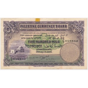 Palästina, 500 Mils 1939