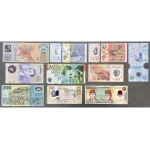 Set of polymer banknotes (10pcs)