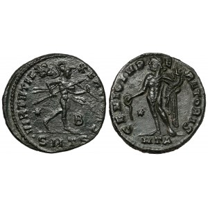 Maximinus II Daia and Licinius I, follis, lot (2pcs)