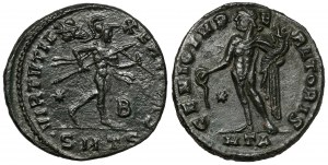 Maksymin II Daja i Licyniusz I, zestaw follisów (2szt)