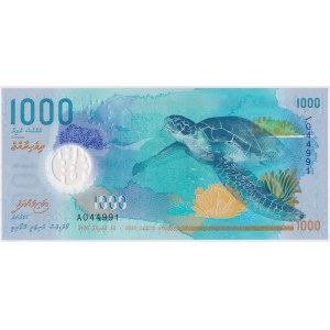Maldives, 1.000 Rufiyaa 2015 - Polymer