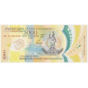 Vanuatu, 5.000 Vatu (2017) - polimer