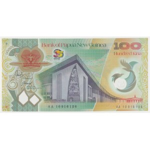 Papua-Nowa Gwinea, 100 Kina (2010) - polimer