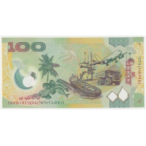 Papua-Nowa Gwinea, 100 Kina (2010) - polimer