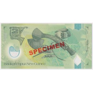 Papua New Guinea, 2 Kina (2007) - SPECIMEN - Polymer
