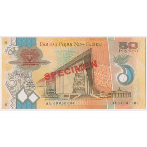 Papua New Guinea, 50 Kina (2012) - SPECIMEN - Polymer