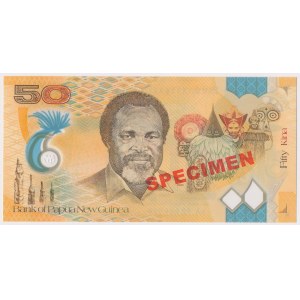 Papua-Nowa Gwinea, 50 Kina (2012) - SPECIMEN - polimer