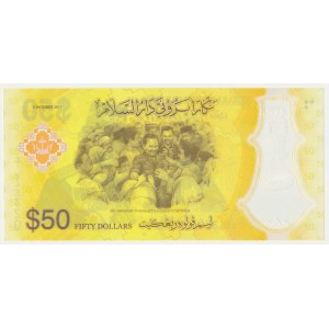 Brunei Darussalam, 50 Ringgit 2017 - polimer