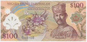 Brunei Darussalam, 100 Ringgit 2008 - Polymer