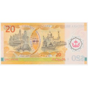 Brunei Darussalam, 20 Ringgit 2007 - polimer