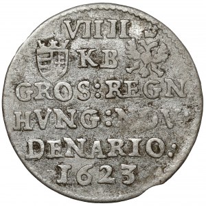 Węgry, Ferdynand II Habsburg, 9 denarów (Grosz) Kremnica 1623