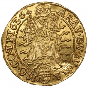Ungarn, Ferdinand II, Forint (Dukat) 1636 KB, Kremnica