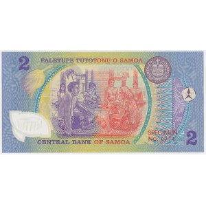 Samoa, 2 Tala (1990) - SPECIMEN - Polymer