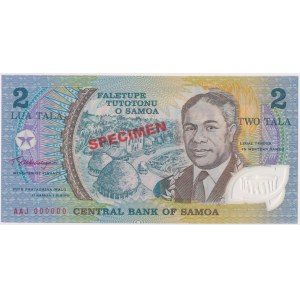 Samoa, 2 Tala (1990) - SPECIMEN - polimer