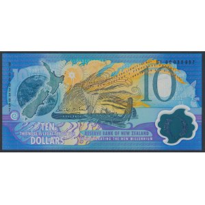New Zealand, 10 Dollars 2000 - polymer