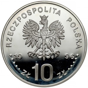 10 złotych 1996 - 200-lecie Powstania Mazurka Dąbrowskiego