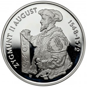 10 złotych 1996 Zygmunt II August - półpostać