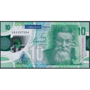 Irlandia Północna, 10 Pounds Sterling 2017 - polimer